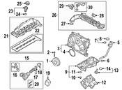 BMW Engine Valve Cover - Genuine BMW 11128571308