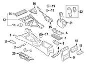 BMW Auto Trans Shift Lever - Genuine BMW 61318072021