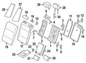 BMW Seat Armrest - Genuine BMW 52207366580