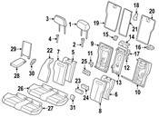 BMW Seat Armrest - Genuine BMW 52207308633