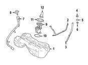 BMW Fuel Tank Filler Neck - Genuine BMW 16117353911