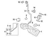 BMW Fuel Tank Filler Neck - Genuine BMW 16117449053