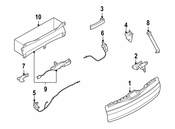 BMW Hinge Trunk Lid Lower Part - Genuine BMW 41627170918