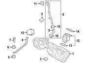 BMW Fuel Tank Strap - Genuine BMW 16197294293
