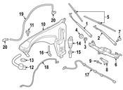 BMW Windshield Wiper Motor - Genuine BMW 61617338655