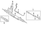 BMW Power Steering Line - Genuine BMW 32106786549