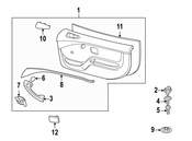 BMW Molding Left (Dark Beige) - Genuine BMW 51418398739