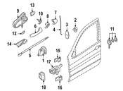 BMW Door Lock Cylinder - Genuine BMW 51217035419