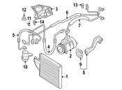 BMW A/C Receiver Drier - Genuine BMW 64538383015