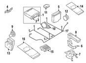 BMW Audio Wiring Harness Hifi - Genuine BMW 61126913348