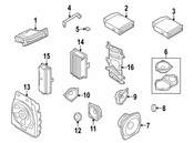 BMW Holder Audio Amplifier - Genuine BMW 65159136678