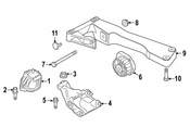 BMW Engine Mount, Right - Genuine BMW 22116856406
