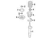 BMW Suspension Strut - Genuine BMW 31312289536