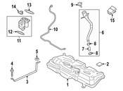 MINI Fuel Tank Strap - Genuine MINI 16117409234