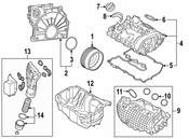 BMW Engine Valve Cover - Genuine BMW 11238678432