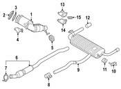 BMW Exhaust Tail Pipe Tip - Genuine BMW 18308648042