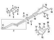 BMW Exhaust Muffler - Genuine BMW 18307646934