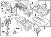 BMW Fuel Injection Throttle Body Mounting Gasket - Genuine BMW 13718678890