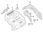 BMW Heat Resistant Plate - Genuine BMW 11148696047