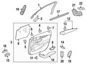 Mercedes Seat Heater Switch - Genuine Mercedes 20590500047N49