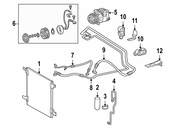 Mercedes AC Condenser - Mahle Behr AC259000P
