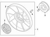 Land Rover Engine Cooling Fan Clutch - Mahle Behr CFF496000P