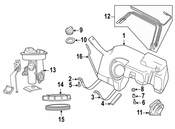 BMW Tank Filler Pot - Genuine BMW 51718398538