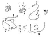 BMW A/C Refrigerant Hose - Genuine BMW 64538377678