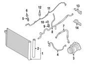 BMW A/C Refrigerant Liquid Hose - Genuine BMW 64539218929