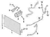 BMW A/C Refrigerant Suction Hose - Genuine BMW 64539228244