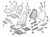 BMW Seat Belt Guide - Genuine BMW 72117078055