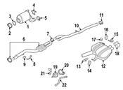 BMW Rear Silencer - Genuine BMW 18307807128