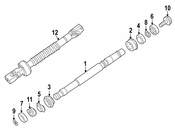 BMW Steering Shaft Lower (Z3) - Genuine BMW 32311092644