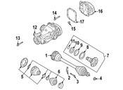 BMW Differential Carrier (X5) - Genuine BMW 33107510658