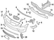 BMW Front Right Brake Air Duct - Genuine BMW 51118044702