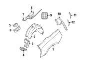 BMW Adhesive Tape Left - Genuine BMW 51137126925