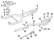 BMW Exhaust Muffler - Genuine BMW 18307848142