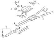BMW Exhaust System Hanger - Genuine BMW 18308601911