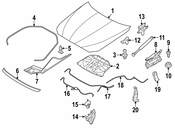 BMW Left Gate - Genuine BMW 51237184435