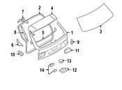 BMW Lock Panel - Genuine BMW 51247183203