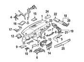 BMW Function Carrier Centre - Genuine BMW 51457034118