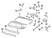 BMW Retaining Spring Sleeve - Genuine BMW 63126906780