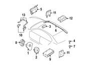 BMW Ground Plate - Genuine BMW 65776936193