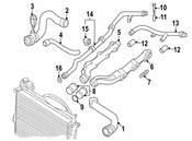 BMW Return Pipe - Genuine BMW 11537830558