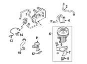 BMW Lambda-Probe Bracket - Genuine BMW 12527551498