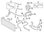BMW Bracket Expansion Tank - Genuine BMW 17137611352