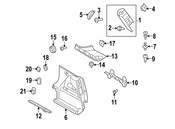 BMW Screw Self Tapping (St42X22 Sw) - Genuine BMW 07119901182