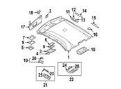 BMW Coat Hook (Light Grey) - Genuine BMW 51169150388