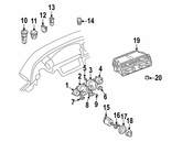 BMW Dimmer Switch - Genuine BMW 61318382244