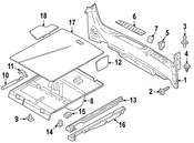 BMW Floor Carpet Luggage Compartment (Venetobeige) - Genuine BMW 51477325505